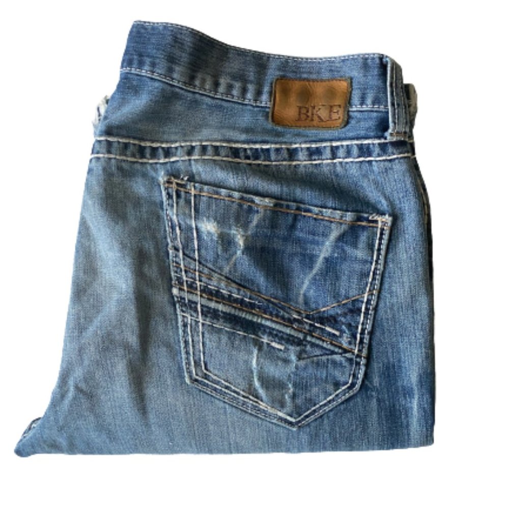 BKE Fulton Bootcut Jeans Distressed Jeans 36
